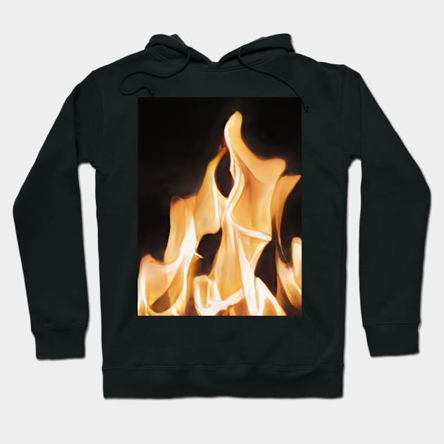 Fire Geek Designer Dune Stika Artistic Anime Style Hoodie by cornelliusy